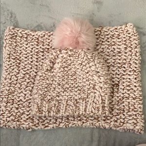 Infinity scarf and hat